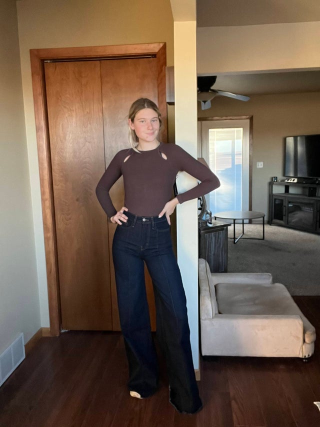 O2 denim discount flare jeans